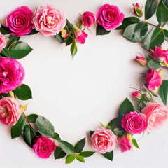 Heartfelt Rose Bouquet,Generative AI