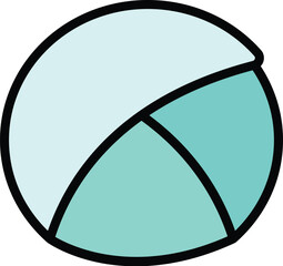 Muslim turban icon outline vector. Arab hat. Sultan hat color flat