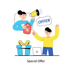 Special Offer Flat Style Design Vector illustration. Stock illustration