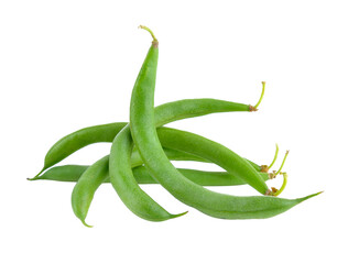Green beans isolated on transparent png
