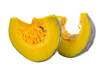 Green pumpkin isolated on transparent png