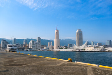 兵庫県神戸市 神戸港 ベイエリアの風景