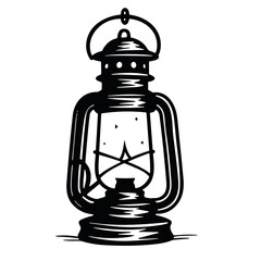 Lantern vintage vector