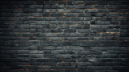 Fototapeta na wymiar Black Wall. Black Brick Wall. Light Background for Design. Background. Made With Generative AI. 
