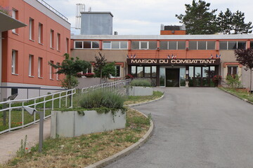 La maison du combattant, maison de retraite, ville de Vesoul, département de Haute Saone, France