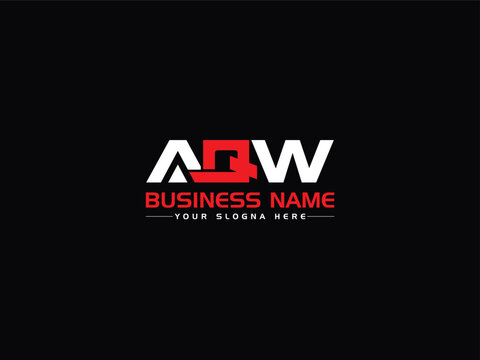 Alphabet Letter AQW aq Initial Business Logo Icon Vector For You