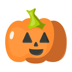 halloween pumpkin with face