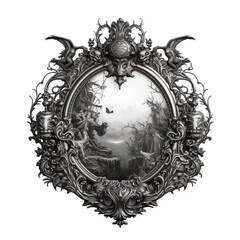 mirror Halloween Creepy transparent background