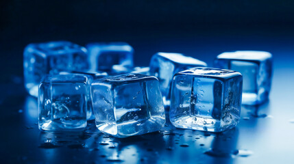 Ice cubes. Generative AI