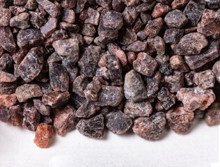 Himalayan Black Salt Kala Namak close-up