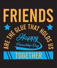 World Friendship day Typography Design, Happy Friendship day