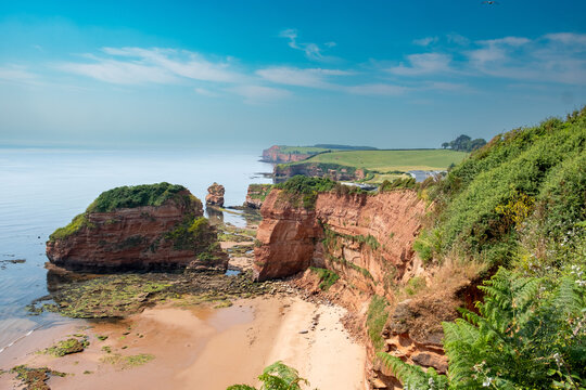 Ness Cove beach Great Britain