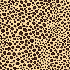Leopard spot pattern texture background