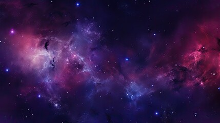 Purple and blue galaxy background