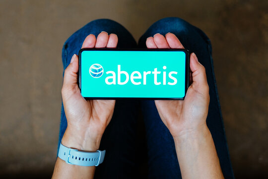 July 19, 2023, Brazil. In this photo illustration, the Abertis Infraestructuras logo seen displayed on a smartphone.