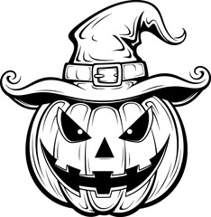 Pumpkin Halloween Horror