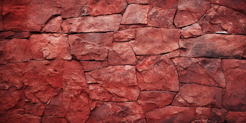 Fototapeta premium red stone wall texture background, naturalistic light, gutai, monochromatic compositions