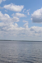 Soft sky on a summer day