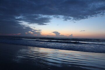 Sunrise over the sea