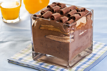Musse de chocolate