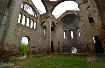Fototapeta na wymiar Aya Yorgi Church, located in Osmaneli, Turkey, was built in 1878.