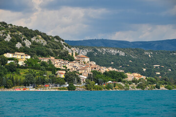 Beautiful Mediterranean town at sea shore