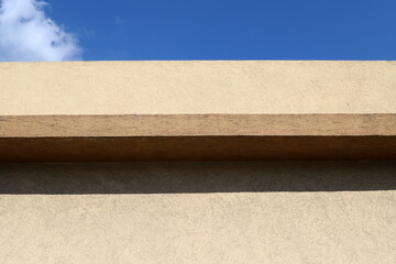 Straight and curved lines in construction and architecture. Abstract geometric background.