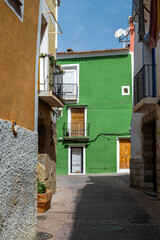 Fototapeta na wymiar Small village of Villajoyosa, Spain