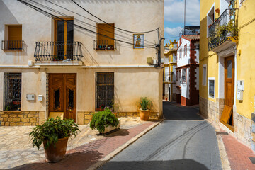 Fototapeta na wymiar Village Polop de la Marina, Spain