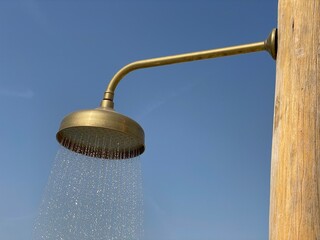 douche ext&eacute;rieur