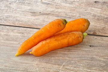 Yoiung natural organic carrot heap