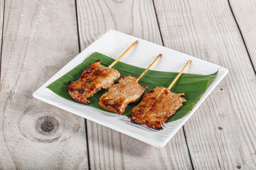 Thai cuisine - grilled pork skewer