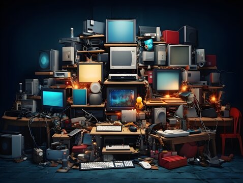 Alte Sch&auml;tze: Die Sammlung vintage Computermonitore