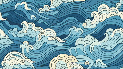 Surf's Up! Explore Mesmerizing Wave Seamless Patterns for Your Next Project