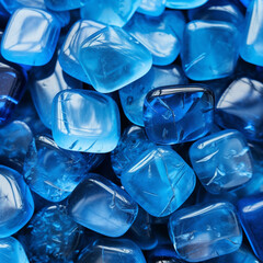 Fototapeta premium blue glass cubes