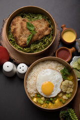 Food buffet peruvian table Assorted dishes gourmet cuisine Peru traditional 