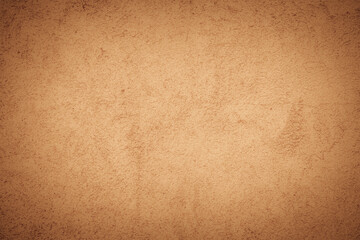 Old vintage brown concrete wall texture background.  Rough and grunge surface of the wall.