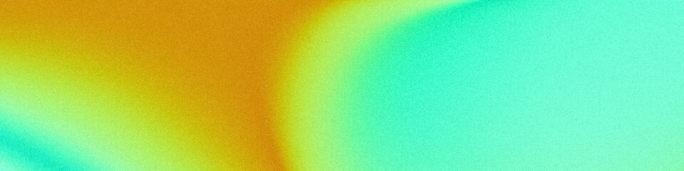 Green yellow orange fluid gradient background. Silk satin. Drapery, curtain. Folds. Shiny fabric. Glow glitter neon electric light metallic. Line stripe. Wide web banner.