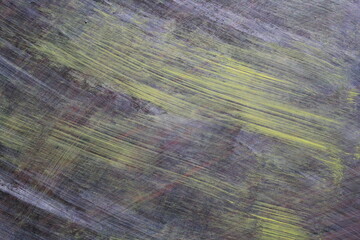 Multicolor paint brush strokes surface, Colorful grungy paint brush surface, Abstract messy paint...