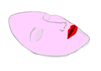 Woman Female Face Sleeping Mask