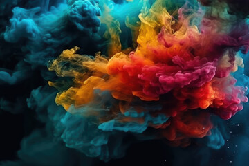 Fototapeta premium Colorful space galaxy cloud nebula. Stary night cosmos. Universe science astronomy. Supernova background wallpaper