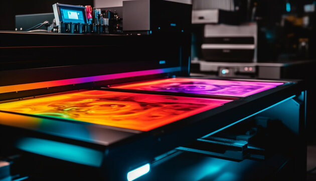 Modern nightclub equipment mixing science and technology for ultimate entertainment design generated by AI