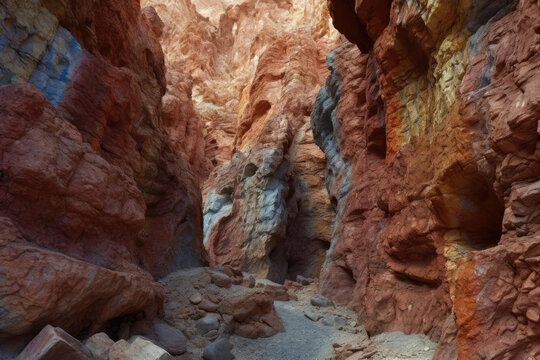 Detail, The Coloured Canyon, near Nuweiba, Sinai, Egypt © Roman