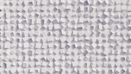 texture of cubes of different sizes and positions on gray stage, use for decoration, 3d illustration