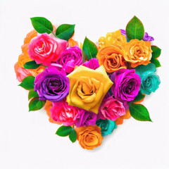 Obraz premium Radiant Petals Enchantment,Generative AI