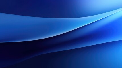 Abstract Blue Wave Gradient Background, Tech Presentation Banner