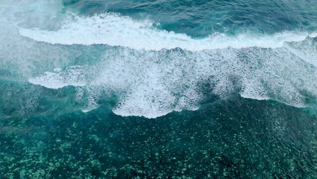 waves on the sea, cinematic paradise
