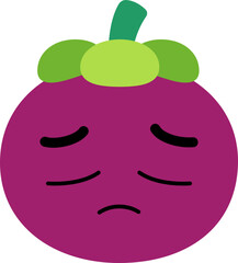 Guilty Mangosteen Face Close Eye