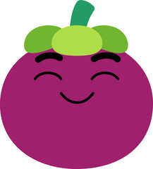 Mangosteen Face Close Eye Smile