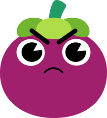 Mangosteen Face Angry